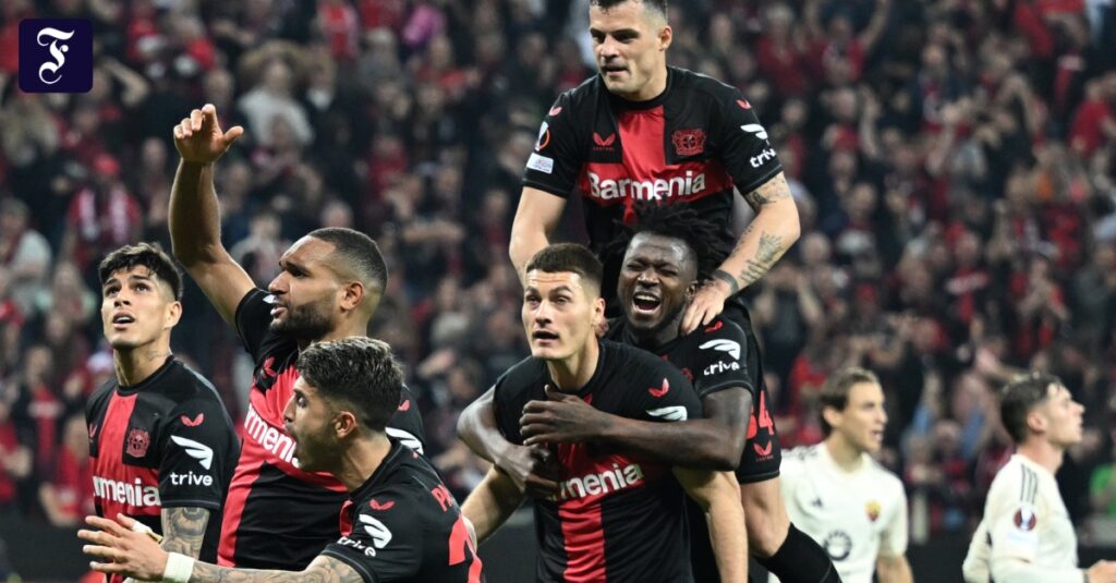 Leverkusen steht nach 2:2 gegen AS Rom im Europa-League-Finale