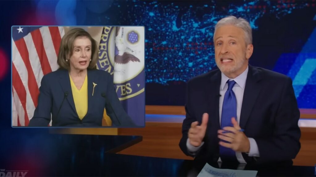 Jon Stewart calls out Nancy Pelosi, Hunter Biden and Bob Menendez in segment on political corruption