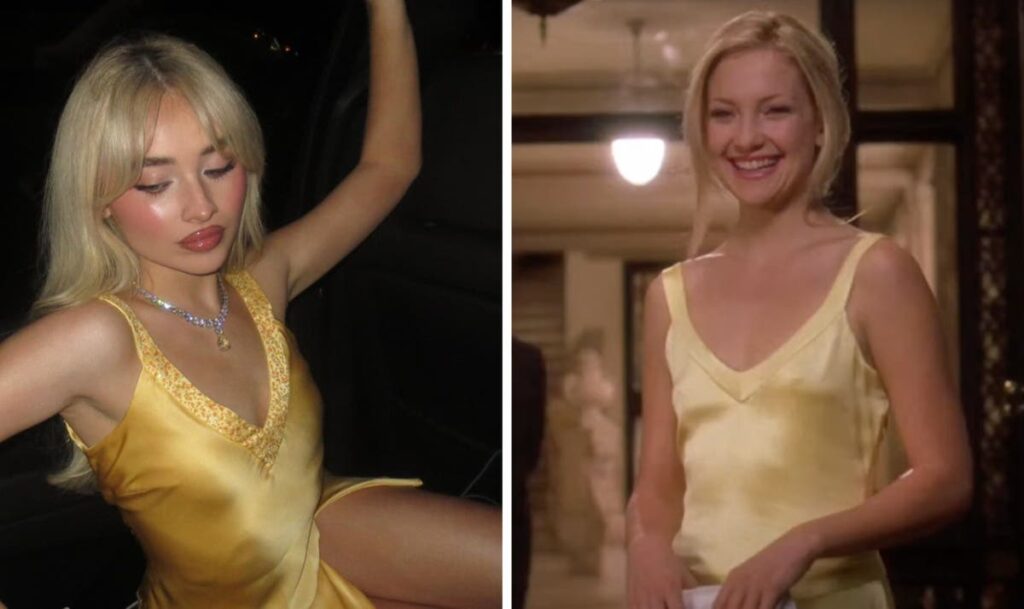 Kate Hudson gives verdict on Sabrina Carpenter’s How to Lose a Guy in 10 Days-inspired dress