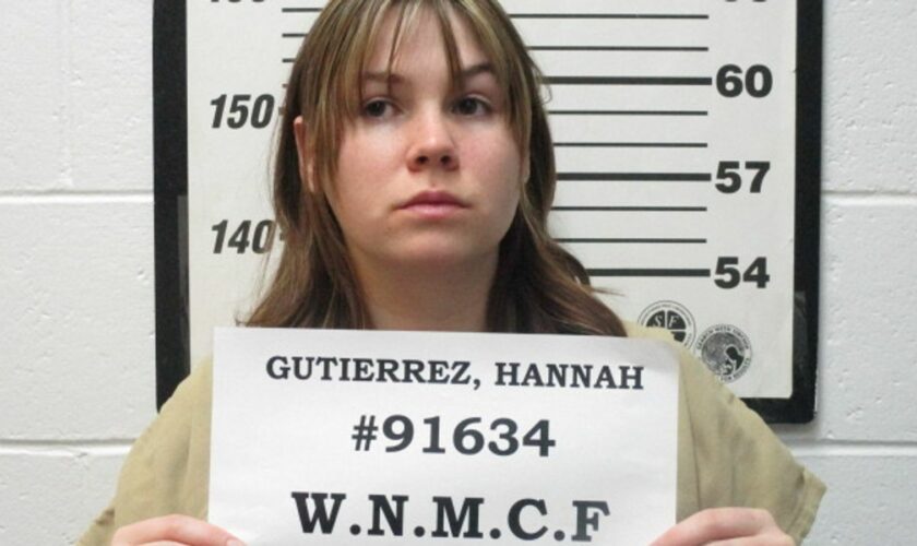 Hannah Gutierrez. Pic: New Mexico Corrections Department