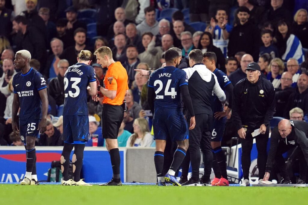 Mauricio Pochettino admits Reece James’ red card was ‘painful’ for Chelsea