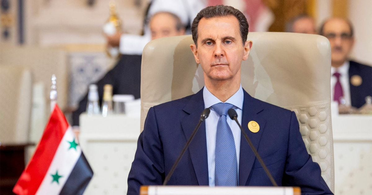 Bachar El-Assad à Riyad, en Arabie saoudite, lors d'un sommet des pays arabes consacré à la bande de Gaza, le 11 novembre 2023.