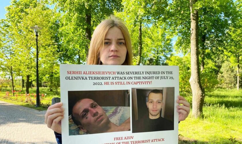 Mariia Alieksieievych has been fighting to get her husband back from captivity