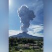 Images show spectacle of Indonesian volcano eruption as authorities evacuate 7 nearby villages