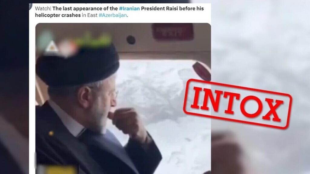 Non, cette vidéo ne montre pas le président iranien avant le crash de son hélicoptère