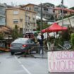 Un barrage dressé par des résidents du district des Portes de Fer, aux abords de Nouméa en Nouvelle-Calédonie, le 19 mai 2024