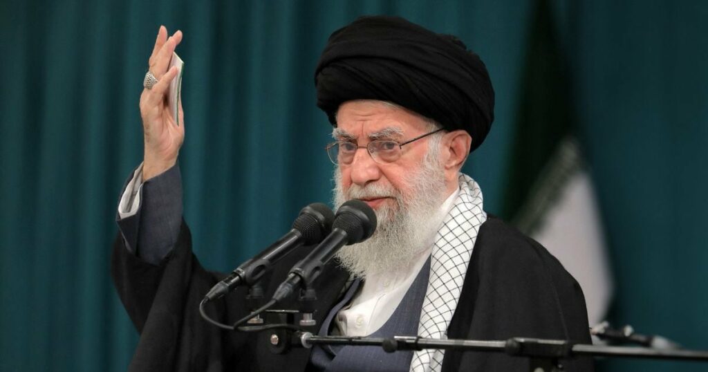 Le guide suprême iranien Ali Khamenei le 18 février 2024 à Téhéran