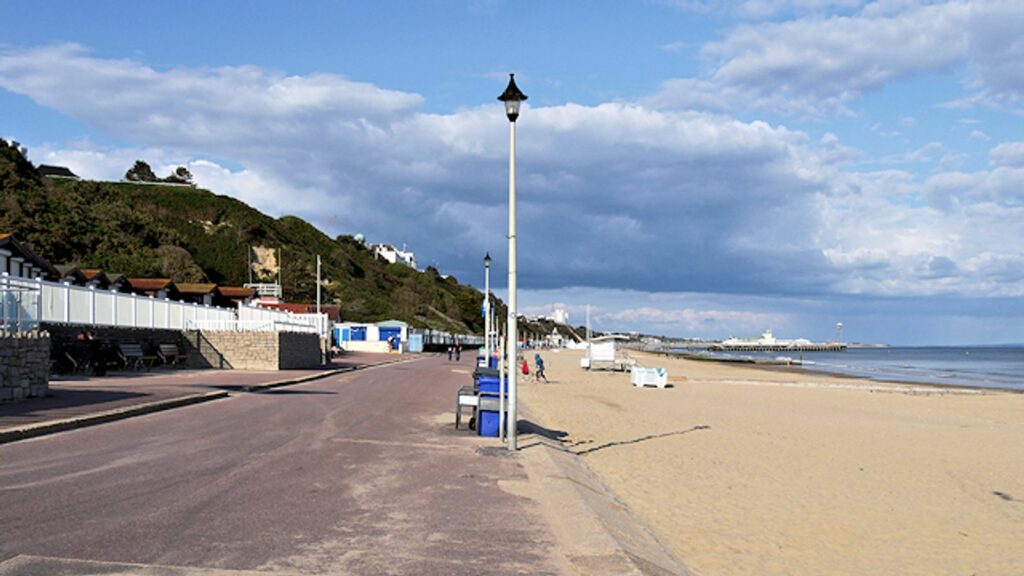 Two women were found stabbed on Durley Chine Beach