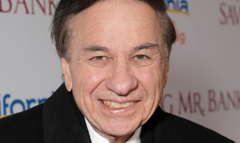 FILE - Music consultant/composer Richard M. Sherman attends the U.S. premiere of "Saving Mr. Banks," Dec. 9, 2013, in Burbank, Calif. Sherman, one half of the prolific, award-winning pair of brothers who helped form millions of childhoods by penning classic Disney tunes, died Saturday, May 25, 2024. He was 95. (Photo by Todd Williamson/Invision/AP, File)