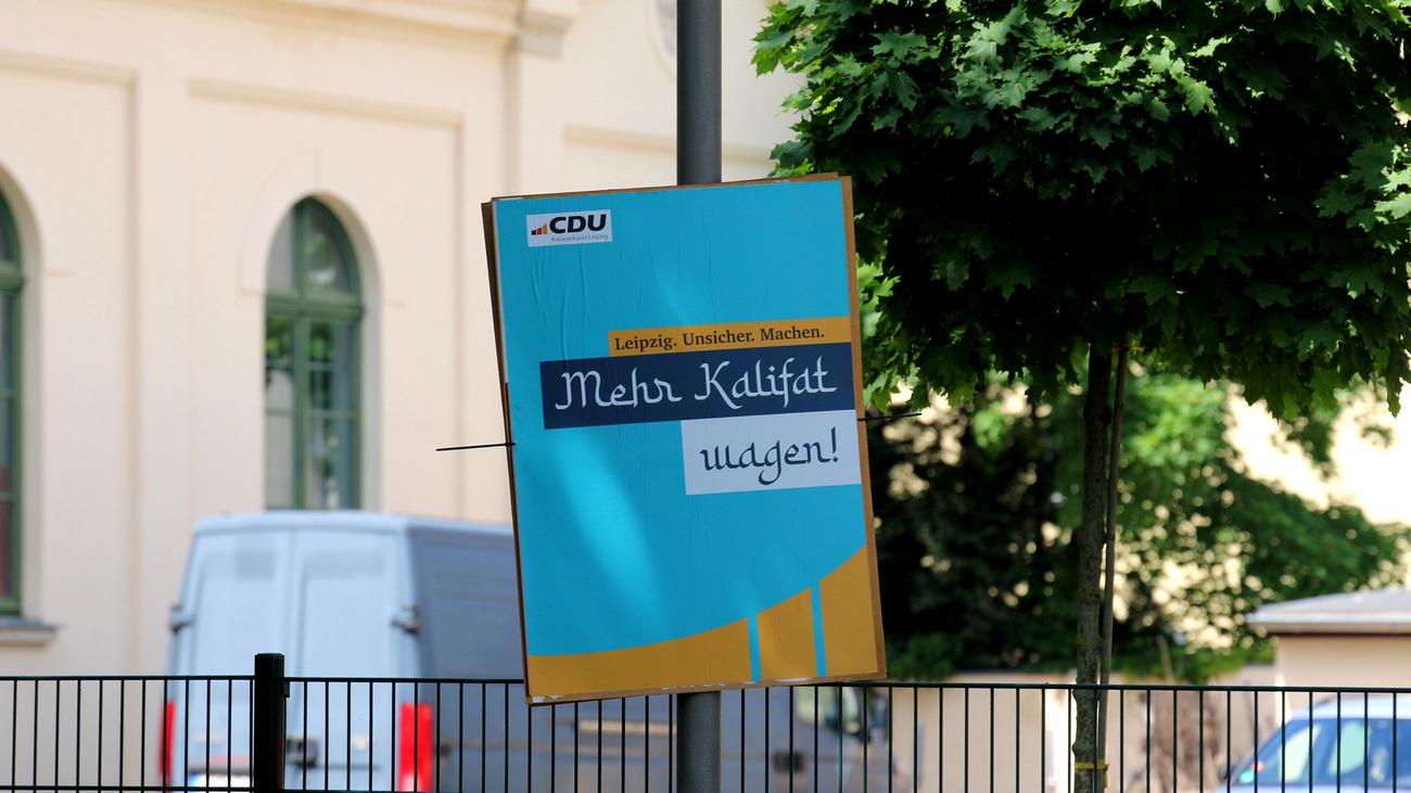 Wahlkampf: Staatsschutz nimmt Ermittlungen zu gefälschten CDU-Wahlplakaten auf