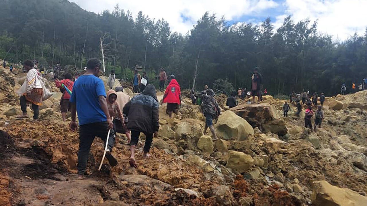 En Papouasie-Nouvelle-Guinée, un glissement de terrain massif fait plus de 670 morts