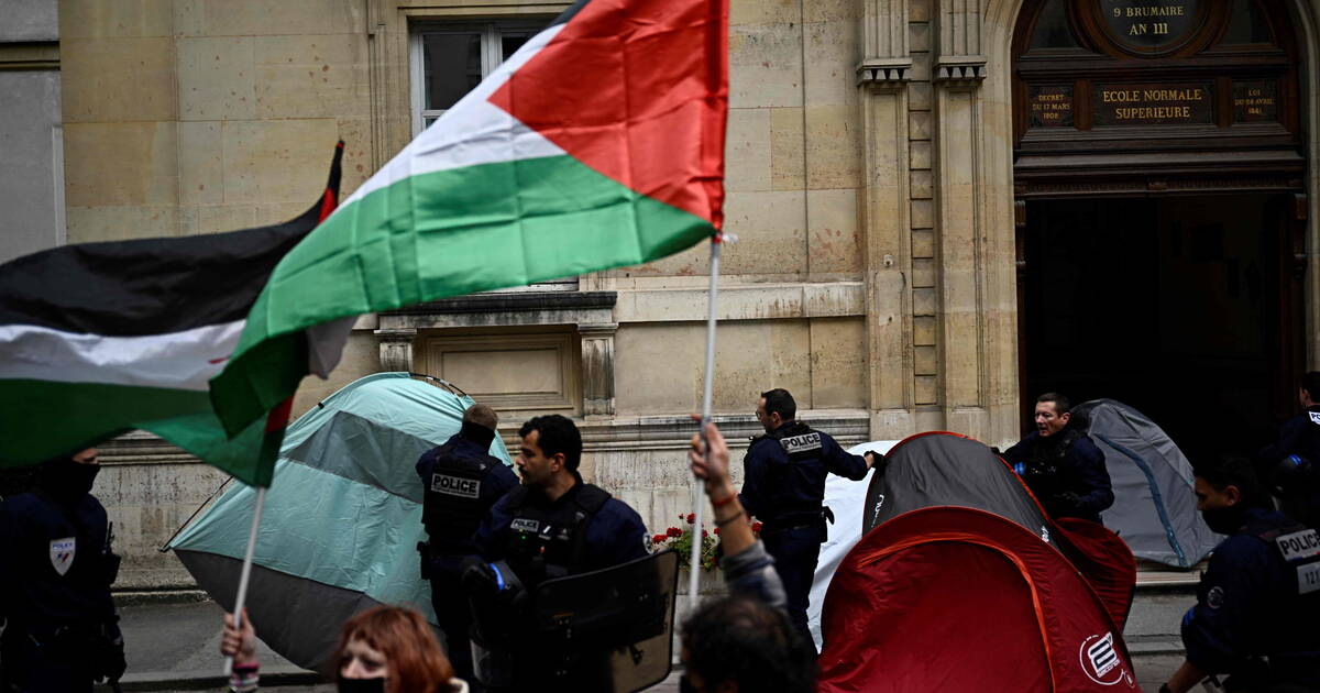 La police évacue des militants propalestiniens qui occupaient l’ENS à Paris