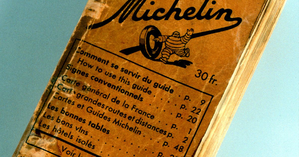 Exemplaire du Guide Michelin de 1939.