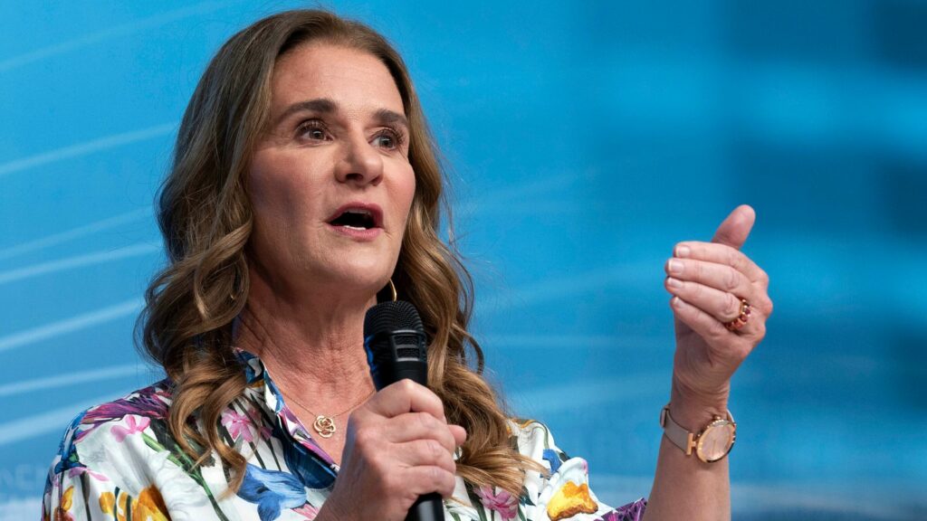 Melinda French Gates. Pic: AP