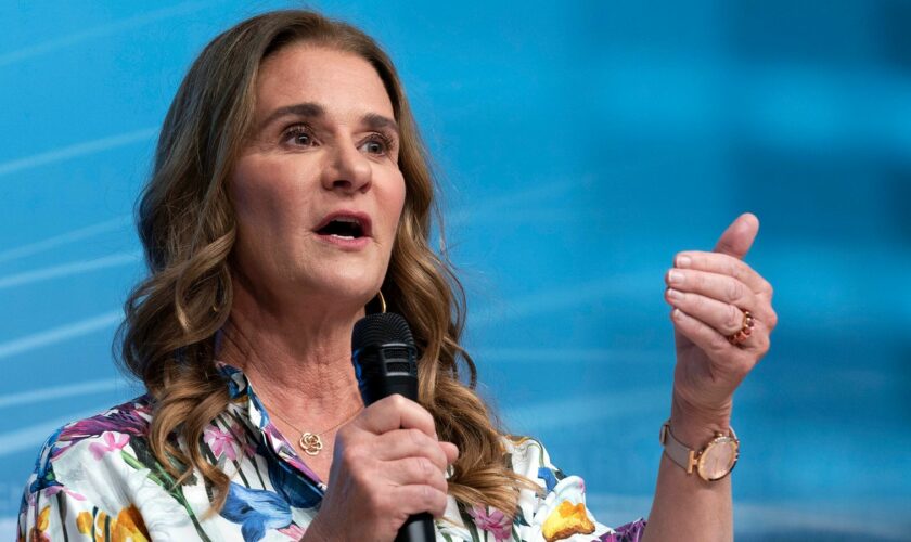 Melinda French Gates. Pic: AP