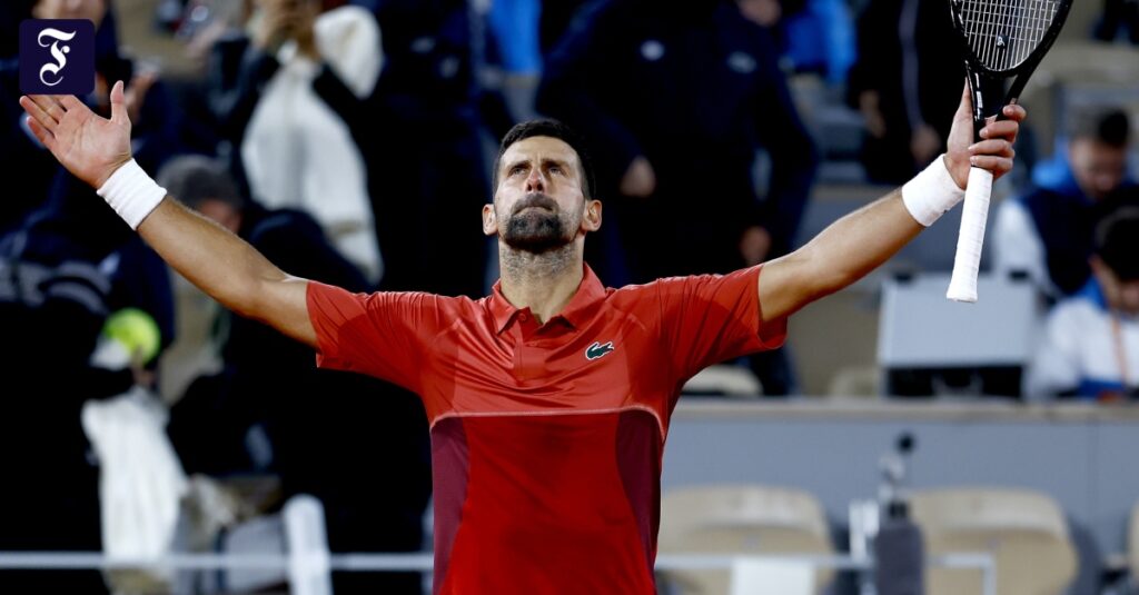 French Open: Mühsamer Erstrunden-Sieg von Djokovic