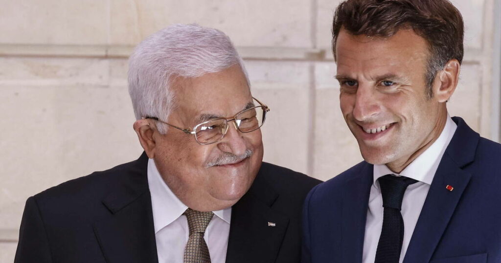 En vue d’une reconnaissance de la Palestine, Macron appelle Abbas à «réformer» l’Autorité palestinienne