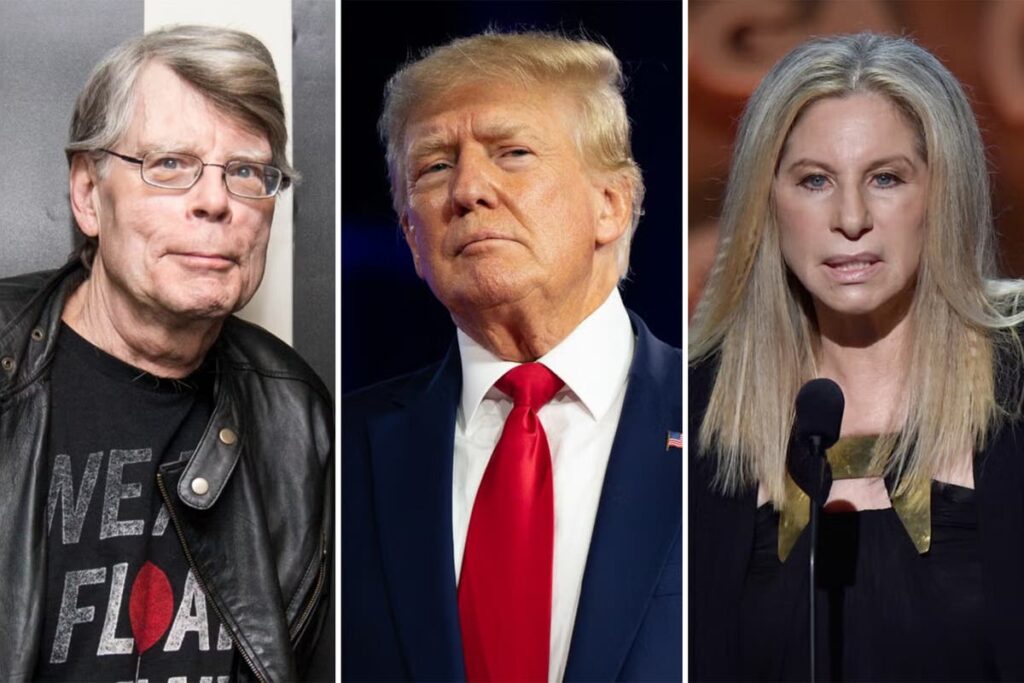 ‘34 is now my favorite number’: Stephen King and Barbra Streisand lead celebrity reactions to Trump guilty verdict