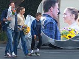 Ben Affleck and Jennifer Lopez FINALLY reunite amid divorce rumors: Embattled couple put on a frosty display as they're pictured at his child Fin's school recital in LA - their first sighting in 47 days