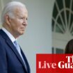 Biden-Harris campaign accuses Trump of ‘anti-Black agenda’ ahead of Philadelphia rally – live