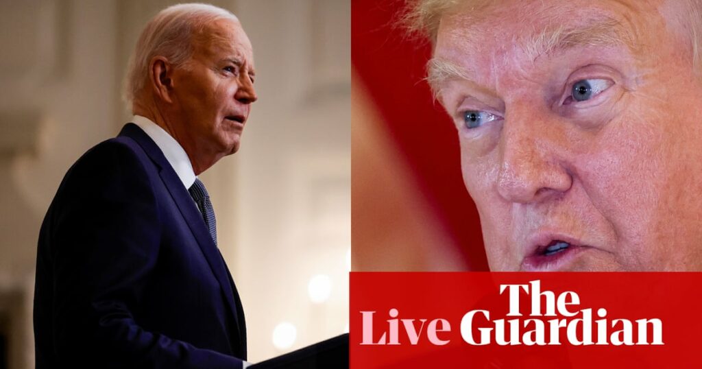 Biden says Trump’s claim of rigged trial is ‘dangerous’ and ‘reckless’ in White House speech – live