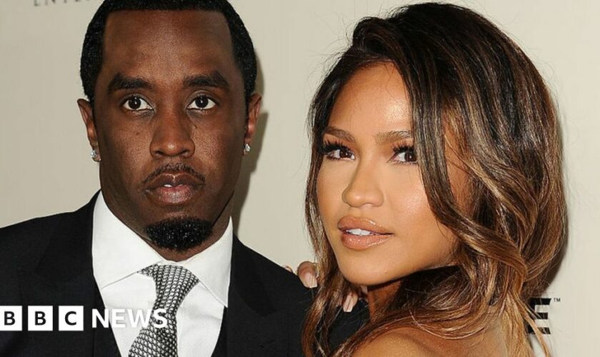 Diddy and Cassie pictured together at a film screening in March 2016