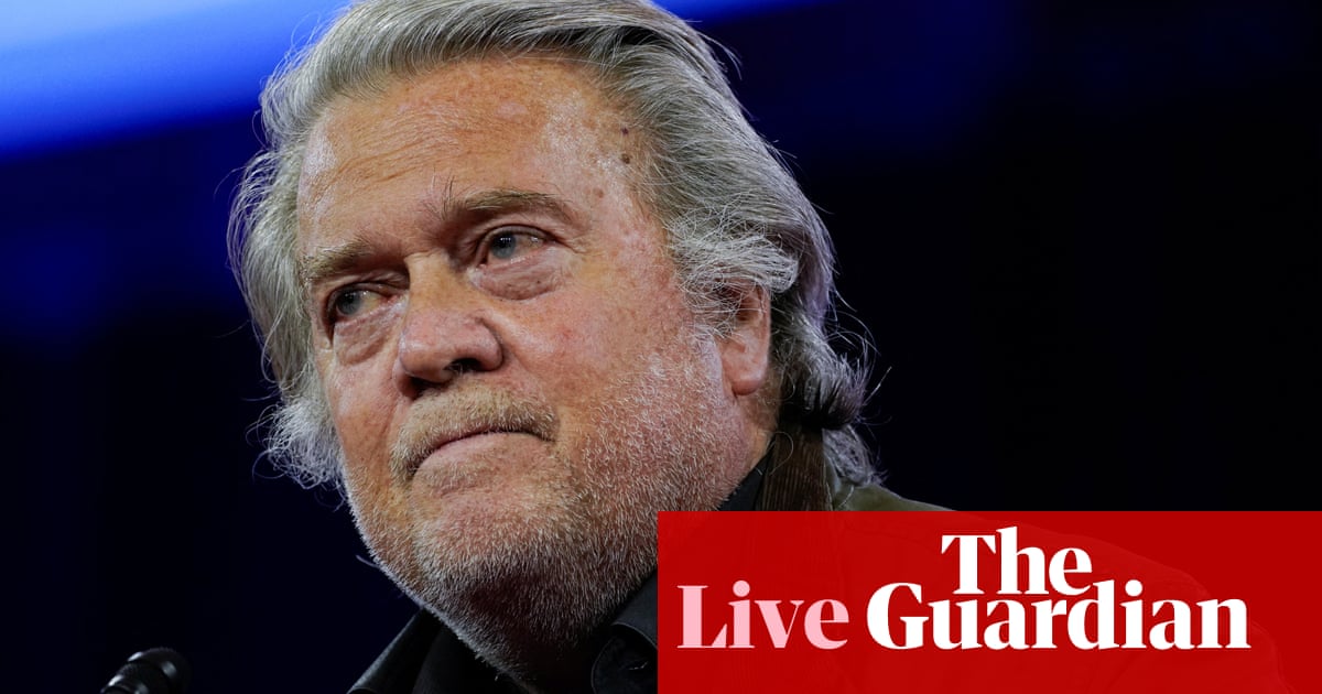 Court upholds Steve Bannon’s conviction for defying Jan 6 committee subpoena – live