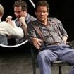 Dominic West cuts a disheveled figure for Arthur Miller's A View From The Bridge's West End photocall after previously criticising London theatre audiences