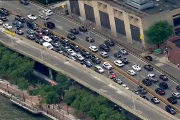 Donald Trump gets stuck in traffic as he leaves court after being found guilty on all 34 charges