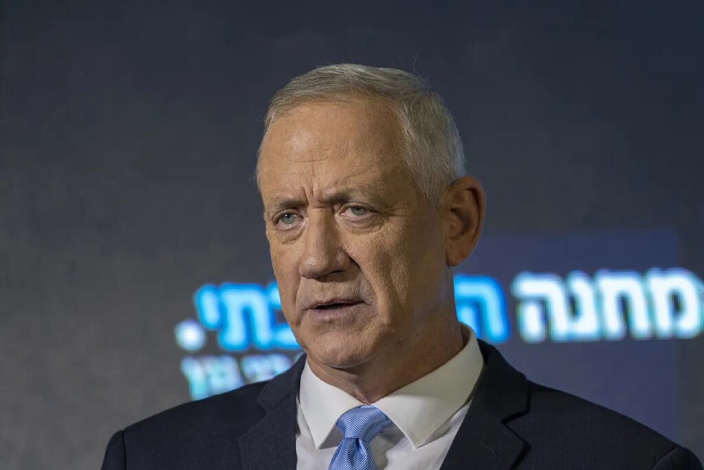 El ministro centrista Benny Gantz lanza un ultimátum a Netanyahu