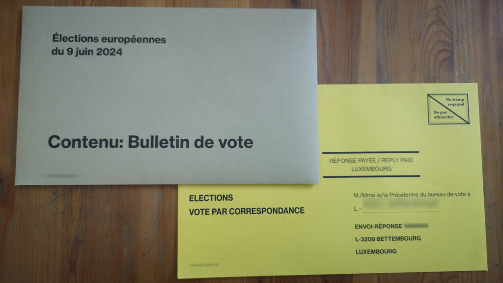 Élections européennes: Sept communes ont envoyé des enveloppes incomplètes pour le vote par correspondance