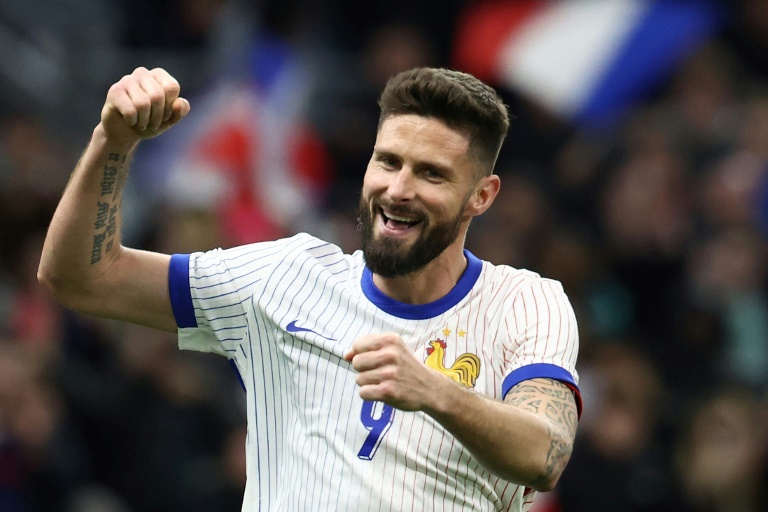 Football: Giroud présente l'Euro comme sa "dernière compétition" avec les Bleus