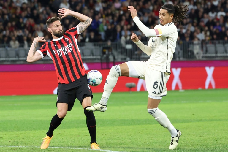 Football: Les adieux discrets de Giroud avec Milan, battu 5-2 par la Roma