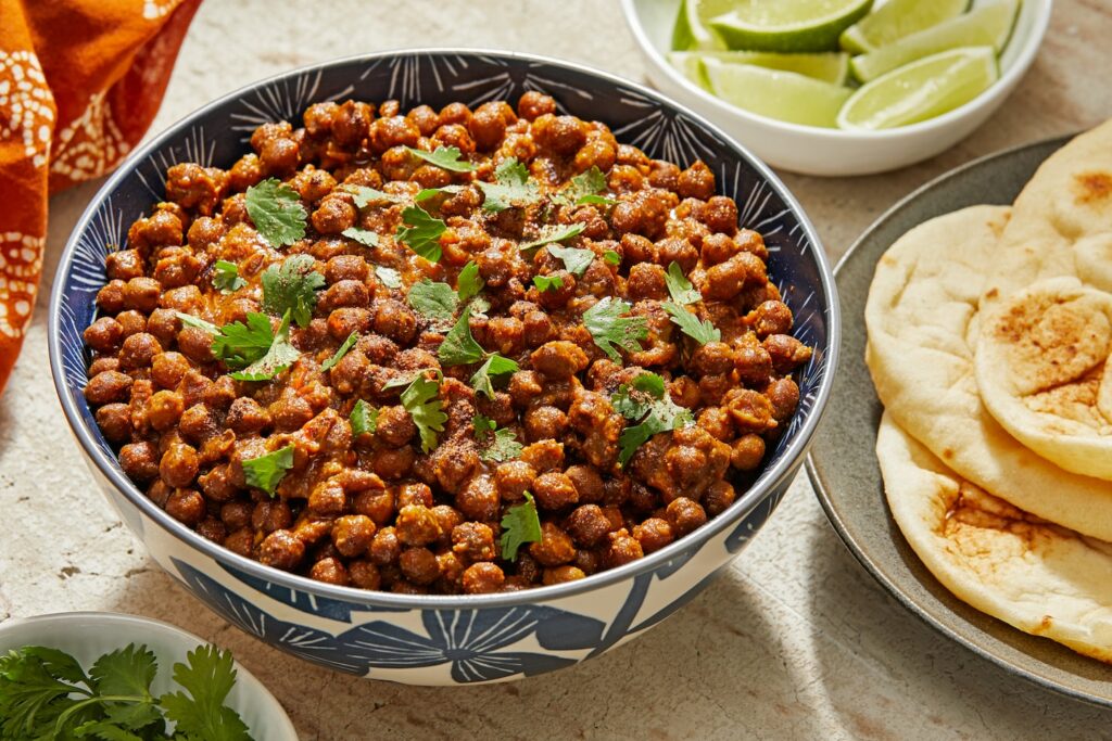 From a forgotten Indian cookbook, a deeply flavored chickpea curry