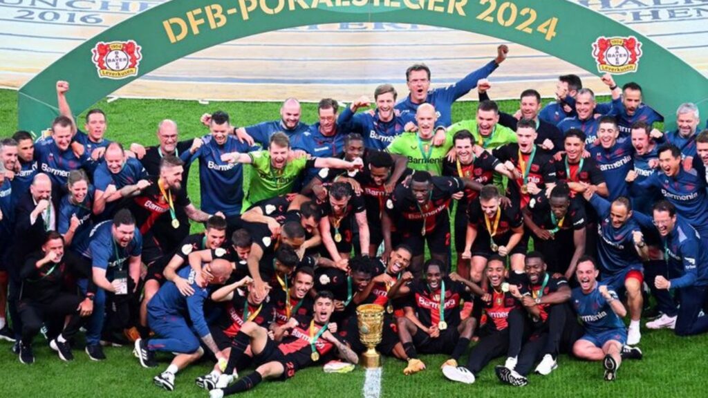 Leverkusen krönte die erfolgreichste Saison der Vereinsgeschichte mit dem Gewinn des DFB-Pokals. Foto: Sebastian Christoph Golln