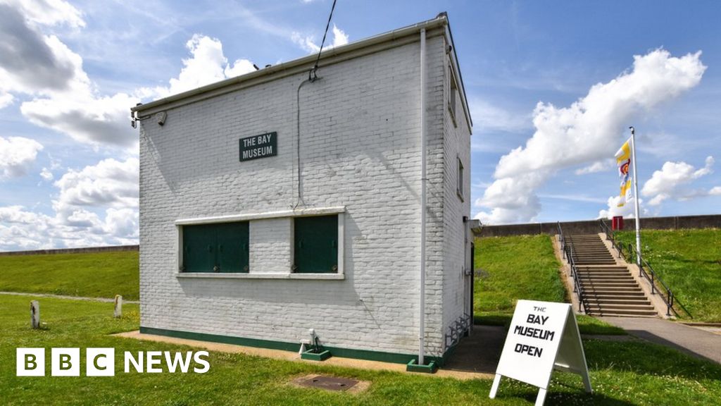 the three-story white-washed building is a 1960s naval monitoring station once used to prevent passing ships setting off magnetic underwater mines