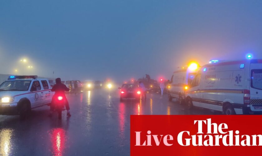 Iran president helicopter crash: Ebrahim Raisi and foreign minister have died, state TV says – live updates