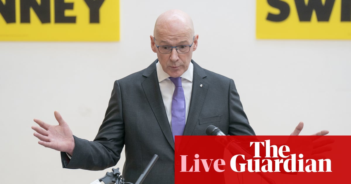 John Swinney set to be confirmed as new SNP leader and Scotland’s first minister – UK politics live