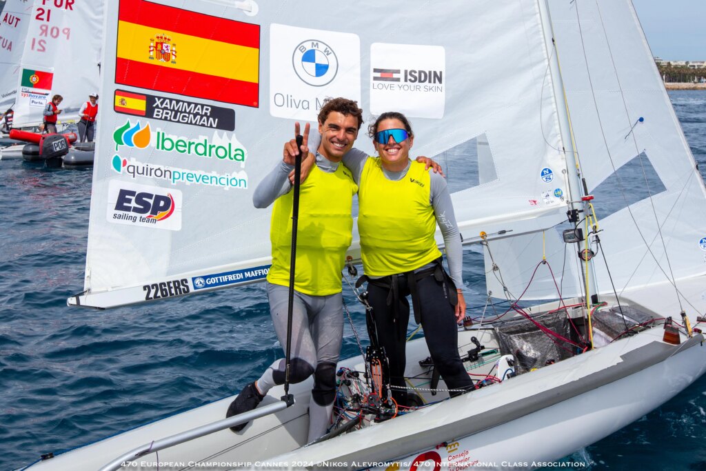 Jordi Xammar y Nora Brugman, campeones de Europa de 470