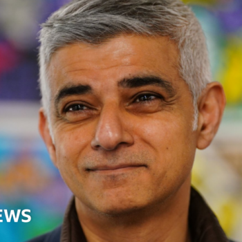 Sadiq Khan was first elected as London mayor in May 2016