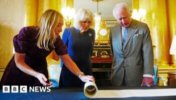 King given coronation roll