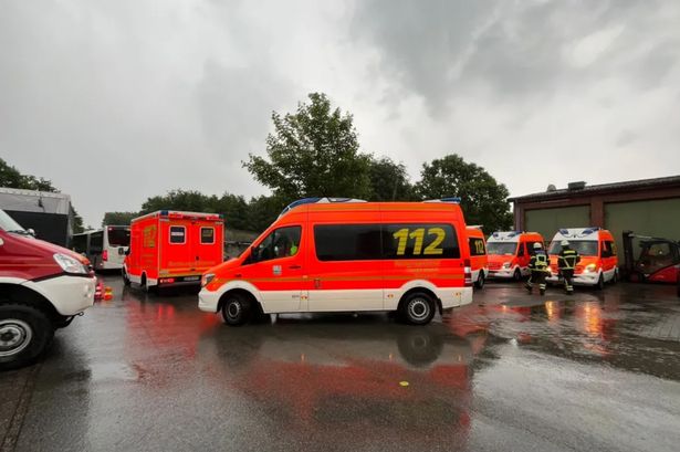 Lightning strikes campsite as 38 children rushed to hospital and 700 evacuated after brutal storm