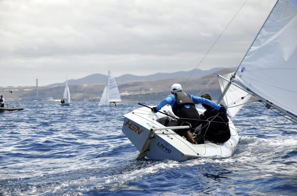 Los hermanos Del Castillo, campeones de Canarias de Snipe