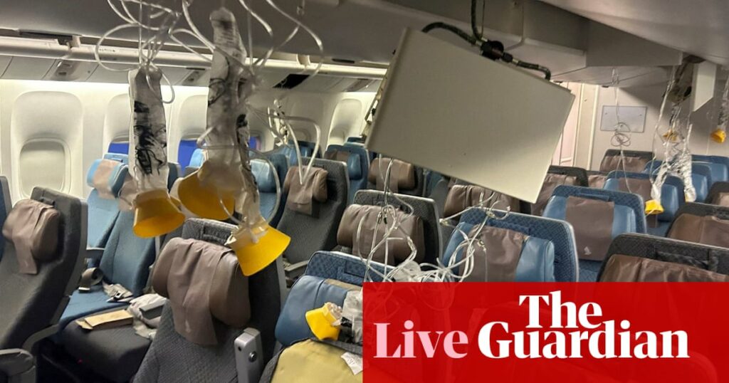 News live: 56 Australians on Singapore flight that hit severe turbulence; Labor claims Coalition has $45bn budget black hole