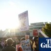 Pro-Palestine protesters gatecrash Victorian Labor conference ahead of debate on Israel-Hamas war