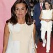 Queen Letizia of Spain steps out solo at awards ceremony in Madrid as bombshell book claims King Felipe was 'crushed and destroyed' by her 'infidelities'