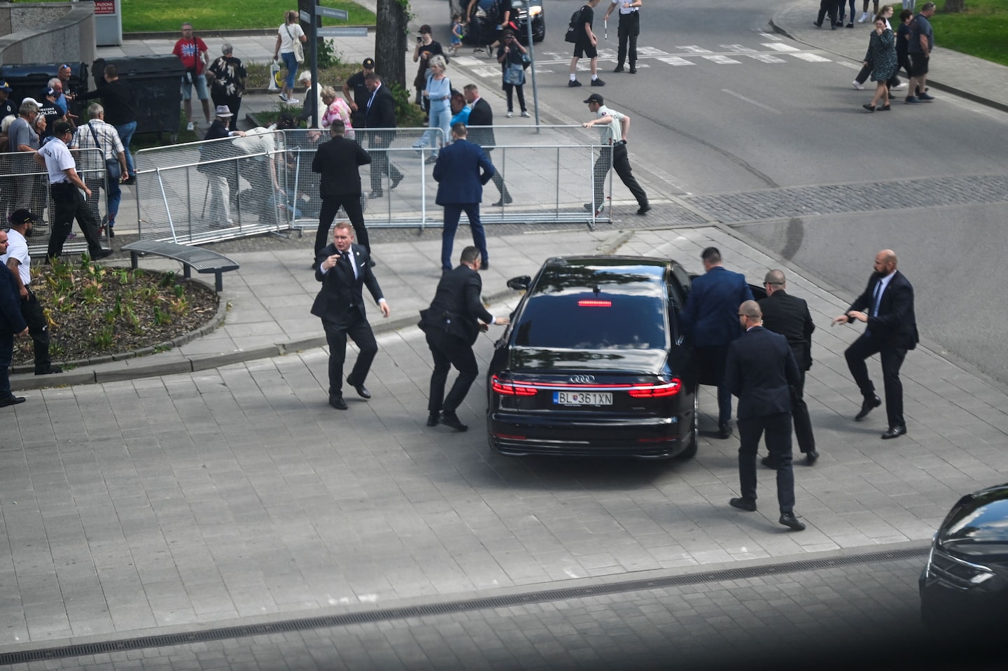 Slovak Prime Minister Robert Fico shot and gravely injured