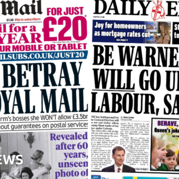 The Papers: Hunt's Labour warning and new Royal images