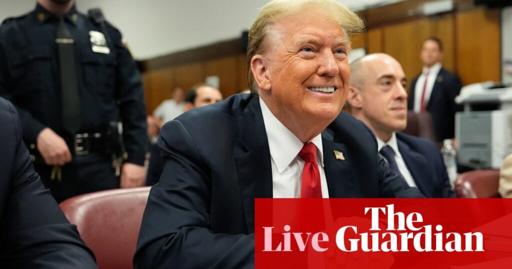 Trump hush-money jury to hear instructions before deliberations begin – live