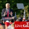 Trump pushes anti-immigrant rhetoric as he tries to woo Black and Hispanic voters in Bronx campaign rally – live